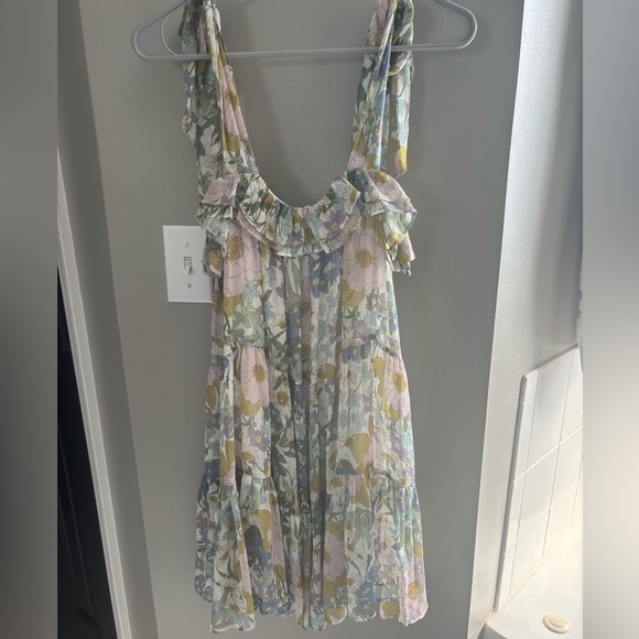 Floral Ruffle Sundress - Picture 1 of 3